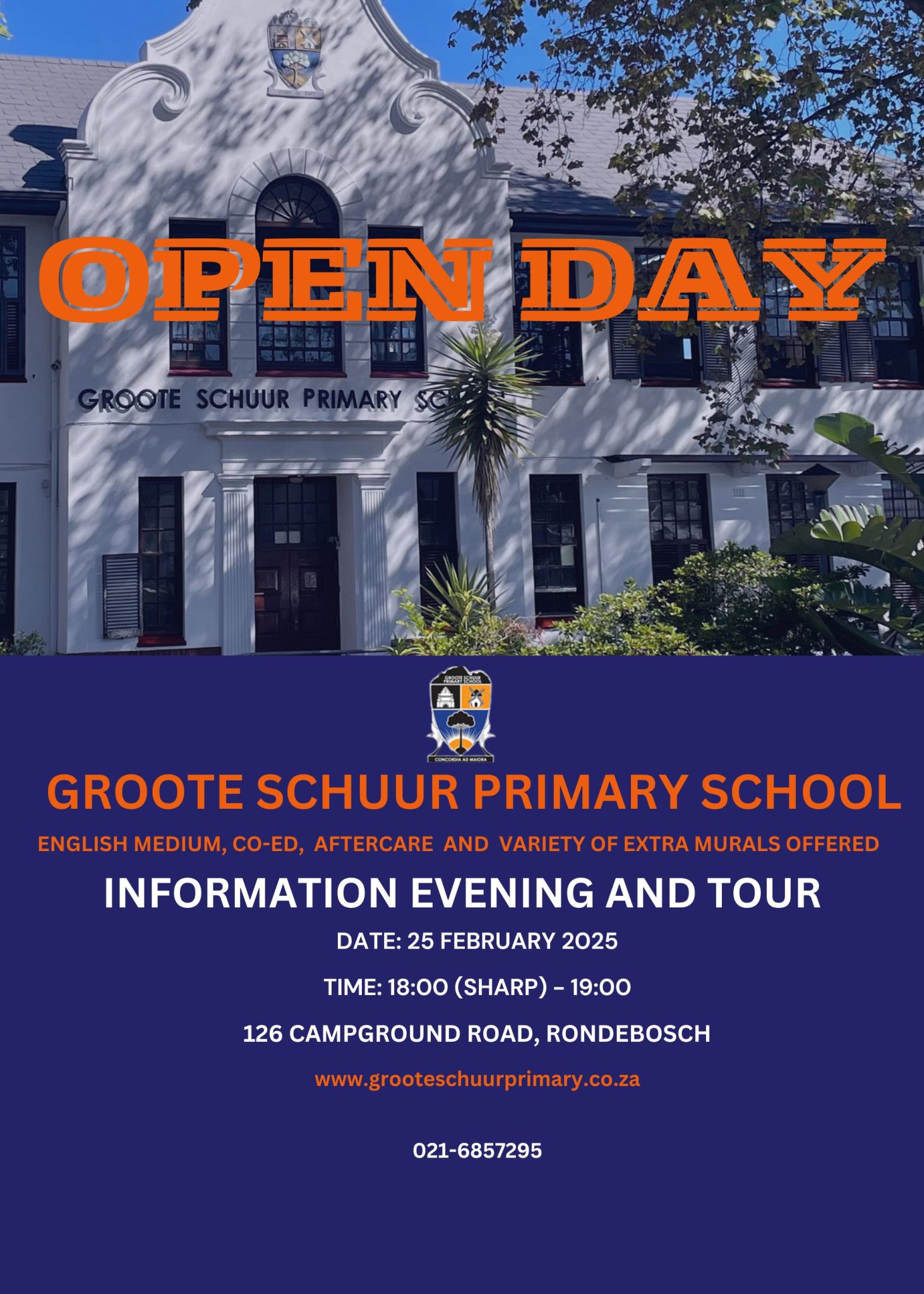 School Open Day Poster Ideas
